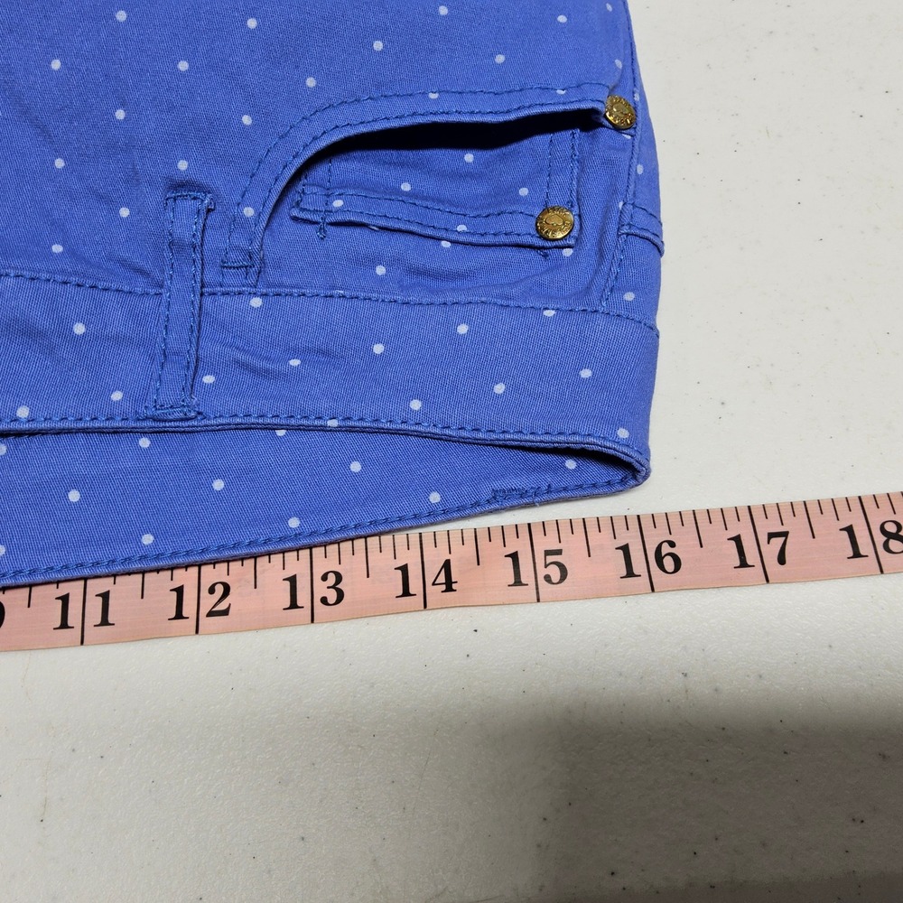 Celebrity Pink Skinny Jeans Womens 9 Periwinkle Polka Dot Stretch CJ2718P594 - Picture 6 of 9